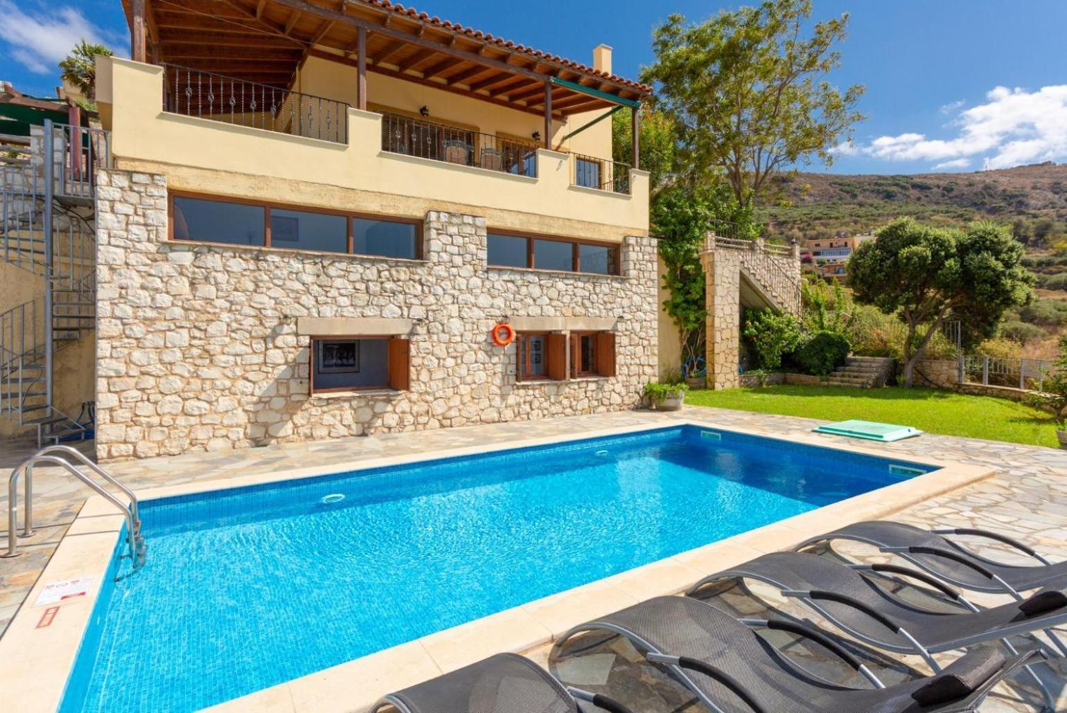 Villa Souda Bay View à Kalámion Extérieur photo
