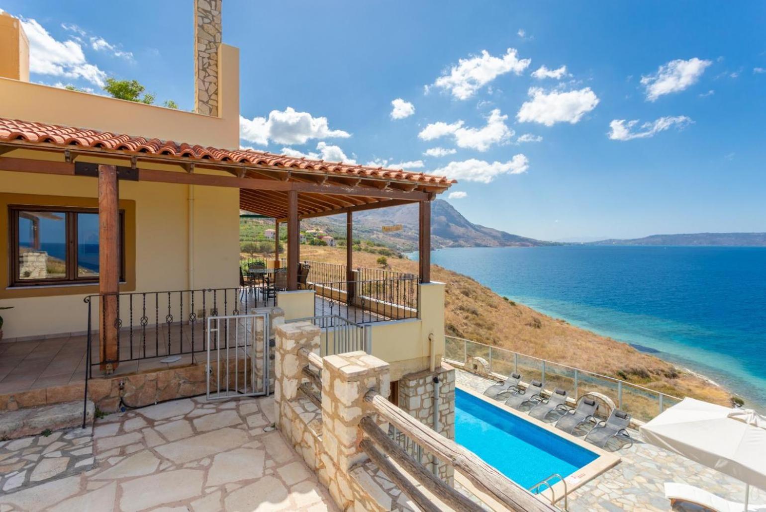 Villa Souda Bay View à Kalámion Extérieur photo