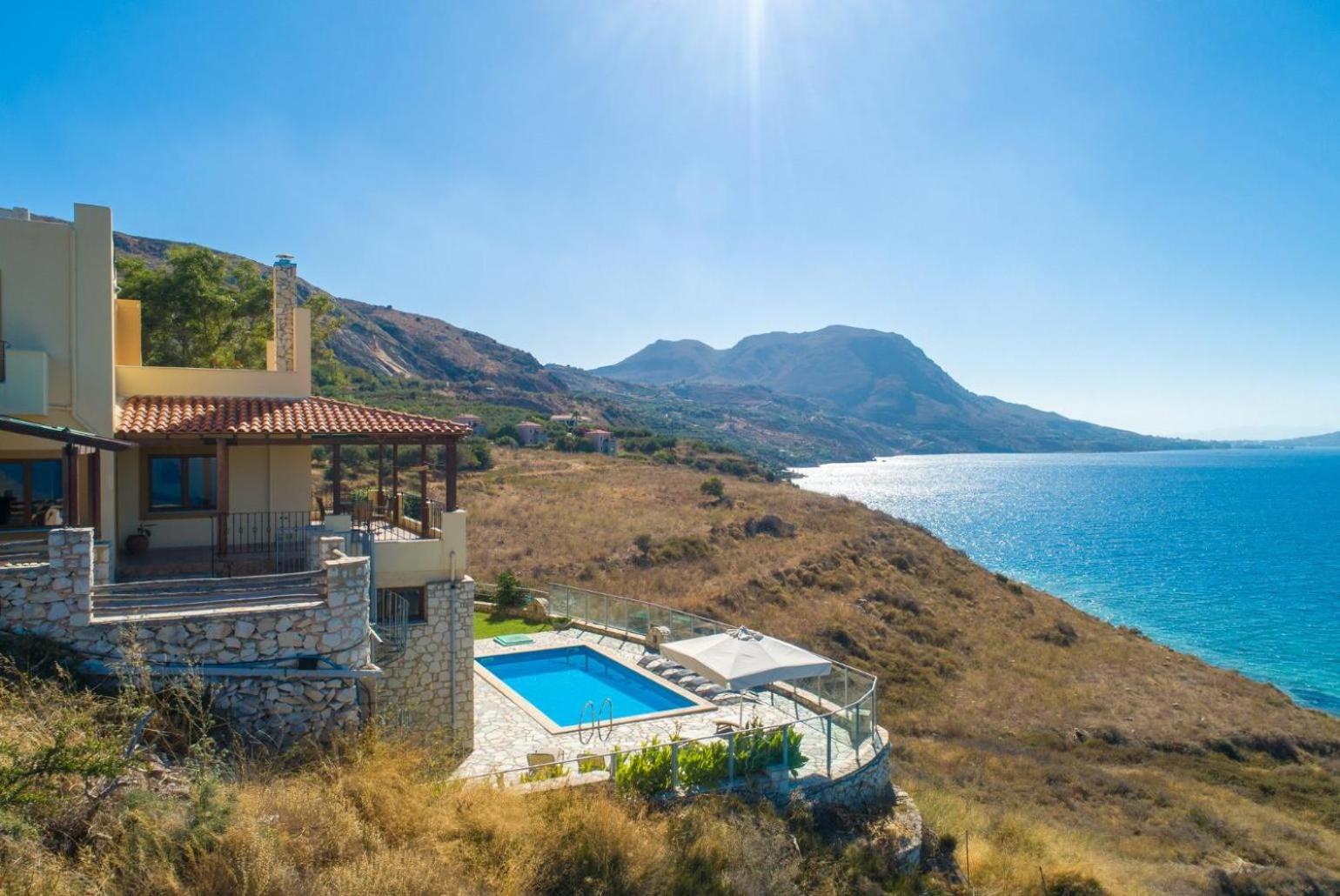 Villa Souda Bay View à Kalámion Extérieur photo